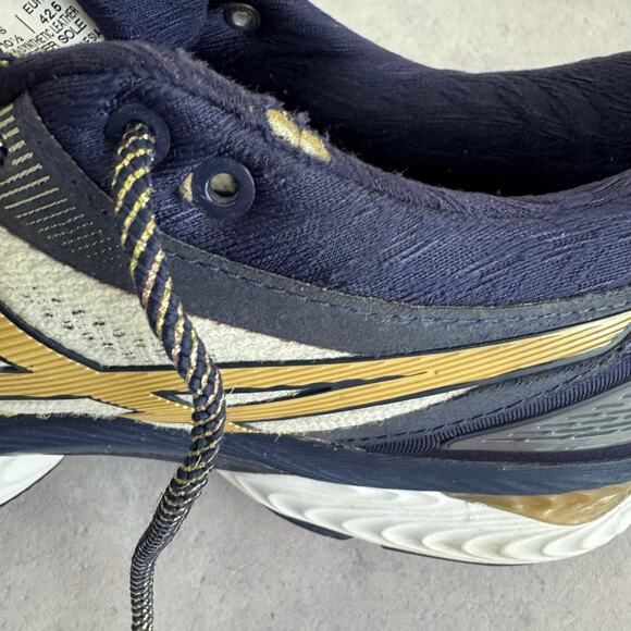 Asics Shoes Women's 10.5 Gel Nimbus 22 Running Walking Sneakers Blue Gold READ - Picture 8 of 16